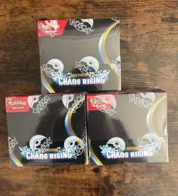 Pokemon Chaos Rising Booster Box New And Sealed X3 🔥 Free Delivery 🚚💨 - Image 1