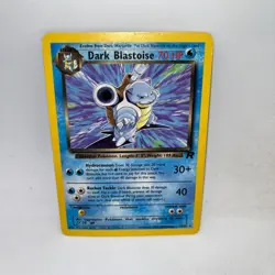 Dark Blastoise 20/82 Rare Team Rocket Pokemon Unlimited Heavily Played - Image 1