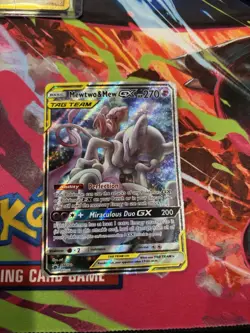 Pokemon TCG Mewtwo & Mew GX SM191 SM Promos Promo Holo TAG TEAM 270 HP 2019 - Image 1