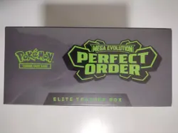 Factory Sealed Pokemon TCG Mega Evolution Perfect Order ETB Elite Trainer Box - Image 3