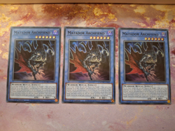 3 x Matador Archfiend - MZMU-EN022 - Super Rare - 1st Edition - YuGiOh -NM - Image 1