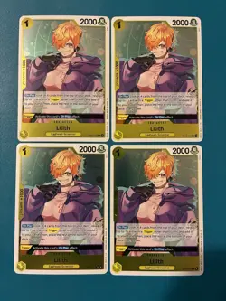 ONE PIECE TCG LILITH RARE PLAYSET OP13-113 CARRYING ON HIS WILL - Image 1