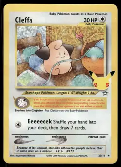 Pokemon Cards Cleffa 20/111 Celebrations NM *5 - Image 1