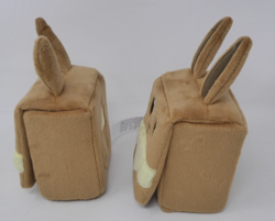 Lot of (2) Pokemon Card Game Plush Deck Case Eevee TCG - Image 2