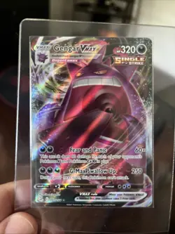 Pokemon TCG Gengar VMAX 157/264 Swsh08: Fusion Strike Holo Card Mint Condition - Image 1