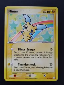 Minun 67/101 Hidden Legends Non-Holo NM Vintage Pokemon Card 2004 - Image 1