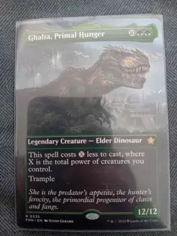 Ghalta, Primal Hunger {Borderless Art} [Magic The Gathering] Foundations 0335 - Image 1