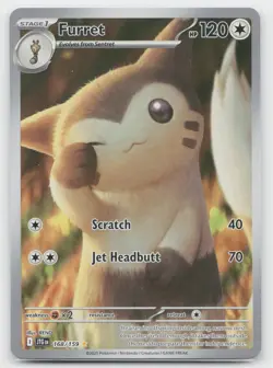 Furret 168/159 Illustration Rare Journey Together Pokemon Near Mint - Image 1