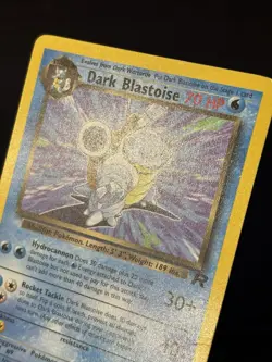 2000 POKEMON TEAM ROCKET UNLIMITED DARK BLASTOISE 20/82 NON HOLO RARE - Image 3