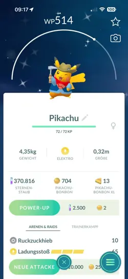 !!!Pokemon GO ✨Shiny Pikachu Fossil Cowboy Rare - Image 1