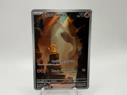 Pokemon Charmander 168/165 Scarlet & Violet 151 Illustration Rare Holo - Image 1