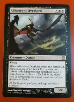 1x Abhorrent Overlord | Theros | MTG Magic Cards - Image 1