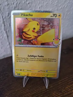 Pokemon Pikachu 051/162 Pokemon Day 2024 Holo NM - Image 1