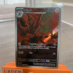 Scizor 205/197 Illustration Rare Obsidian Flames Pokemon Near Mint - Image 1