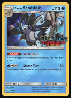 Alolan Sandslash - SM18 - Guardians Rising - SM Black Star Promos - Pokemon Card - Image 1