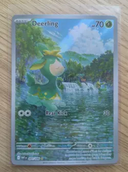 Deerling 091/086 White Flare HP Full Art Rare Holo Pokemon Card NM - Image 3