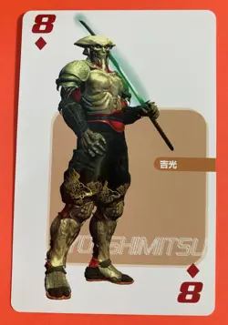 Yoshimitsu Diamonds 8 Namco Limited Japanese Tekken 3 Card game - Image 1