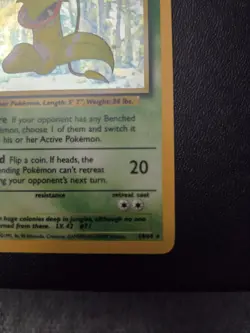 Pokemon TCG Victreebel Holo Rare Card 14/64 No Symbol Error - Image 5