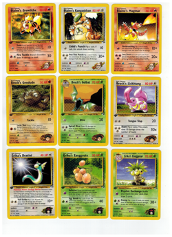 1st Edition Gym Heroes Lot of 88 Near Complete Uncommon/Common Set Pokemon Cards - Image 3