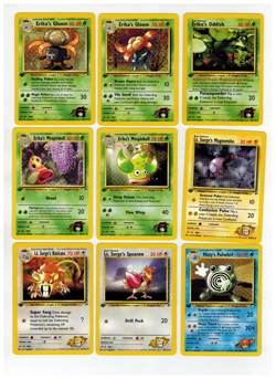 1st Edition Gym Heroes Lot of 88 Near Complete Uncommon/Common Set Pokemon Cards - Image 5
