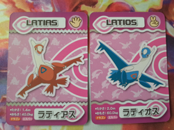 2015 Pokemon ANA Pair Latios and Latias Mini Playing Cards NM - Image 1