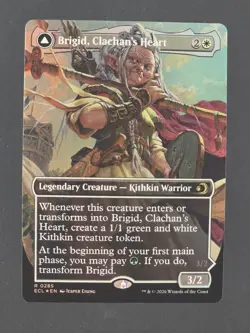 MTG Brigid Clachans Heart Borderless Foil Lorwyn Eclipsed 0285 - Image 1