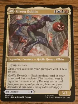 MTG- Norman Osborn/ Green Goblin (039) - Marvel's Spider-Man (SPM) - Image 1