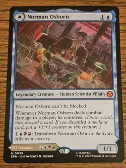 MTG- Norman Osborn/ Green Goblin (039) - Marvel's Spider-Man (SPM) - Image 2