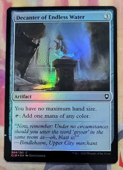 Decanter of Endless Water (Foil) MTG Commander Legends: Baldur's Gate (CLB) (NM) - Image 1
