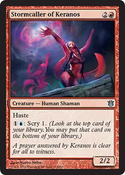 MTG - Stormcaller of Keranos - Foil Born of the Gods - Image 1