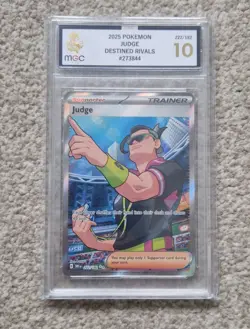 MGC 10 - Judge 222/182 Pokemon Card - 2025 Destined Rivals - Image 1