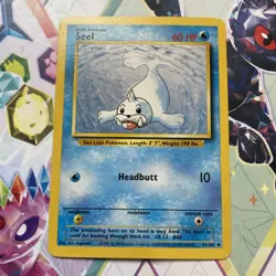 Pokemon TCG Base Set 1999 Seel Card 41/012 NM - Image 1