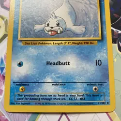 Pokemon TCG Base Set 1999 Seel Card 41/012 NM - Image 2