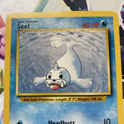 Pokemon TCG Base Set 1999 Seel Card 41/012 NM - Image 3