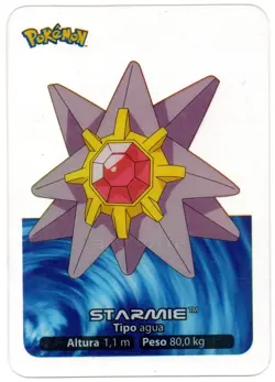 STARMIE #121 LAMINCARD COLECCION POKEMON LAMINCARDS 2005 EDIBAS (USADA) - Image 1
