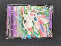 Sylveon V SWSH202 Black Star Promos Ultra Rare Holo Eeveelution Pokemon 2022 - Image 1