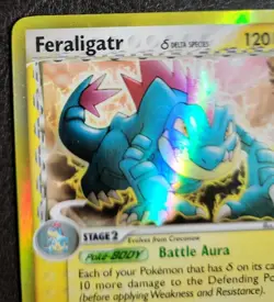 Feraligatr Delta Species 2/101 Dragon Frontiers Holo Pokemon TCG LP - Image 2