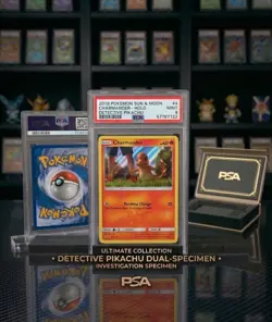 ​2019 Pokemon Detective Pikachu #4 Charmander - HOLO - PSA 9 MINT - Low Pop - Image 4