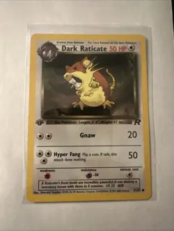 Dark Raticate 51/82 -Team Rocket 1st Edition - Pokemon Card - Image 1