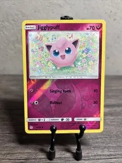 Jigglypuff 41/68 Hidden Fates Reverse Holo-Vintage-Pokemon TCG-Fast Shipping-LP - Image 1