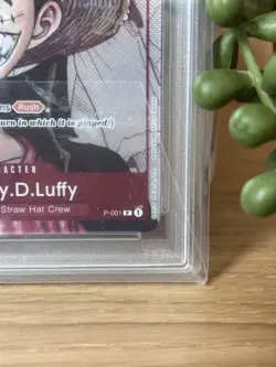 One Piece Monkey D. Luffy Premium Card Collection Fest 23-24 P-001 Foil PSA 10 - Image 4