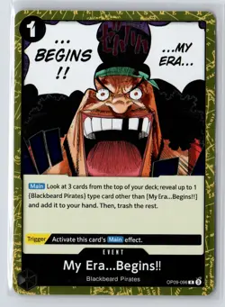 My Era...Begins!! #OP09-096 Emperors in the New World Foil One Piece - Image 1
