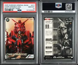 Bandai Gundam Arsenal Base Char Aznable PSA10 Trading Card Rare Authentic - Image 3