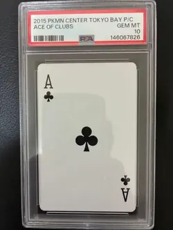 Pokemon Center Tokyo Bay A Club Ace Playing Card PSA10 Rare Limited Edition - Image 1