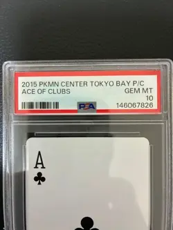 Pokemon Center Tokyo Bay A Club Ace Playing Card PSA10 Rare Limited Edition - Image 3
