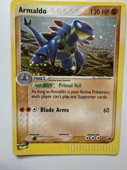 Armaldo - 1/100 - Ex Sandstorm eReader Holo Pokemon Card LP - Image 1