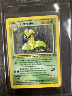 Pokemon Card - Victreebel Jungle 1st Edition 14/64 Holo Rare - Image 1