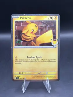 Pikachu (Pokemon Day 2026) 051/162 Miscellaneous Cards & Products Holo w/Swirl - Image 1