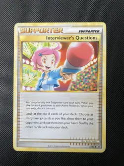 Pokemon TCG Interviewers Questions Unleashed 77/95 Regular MP - Image 1