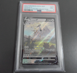 Pokemon TCG Arceus V SWSH204 Black Star Promo Illustration Rare Card PSA 9 Mint - Image 1